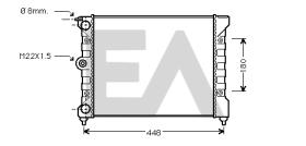 ElectroAuto 31R77021 - RADIADOR->APLICACION ORIGINAL SEAT