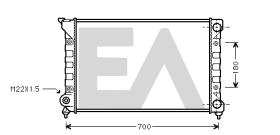 ElectroAuto 31R77030 - RADIADOR->APLICACION ORIGINAL VOLKS