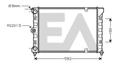 ElectroAuto 31R77035 - RADIADOR->APLICACION ORIGINAL SEAT