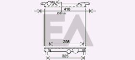 ElectroAuto 31R77068 - RADIADOR->APLICACION ORIGINAL SEAT