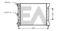 ElectroAuto 31R77071 - RADIADOR->APLICACION ORIGINAL VOLKS