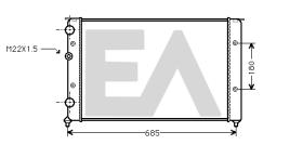 ElectroAuto 31R77089 - RADIADOR->APLICACION ORIGINAL SEAT