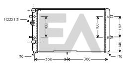 ElectroAuto 31R77100 - RADIADOR->APLICACION ORIGINAL SEAT