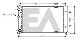  31R77105 - RADIADOR->APLICACION ORIGINAL SEAT