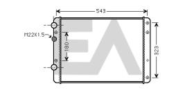 ElectroAuto 31R77114 - RADIADOR->APLICACION ORIGINAL SEAT