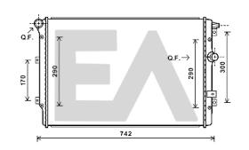 ElectroAuto 31R77124 - RADIADOR->APLICACION ORIGINAL SEAT