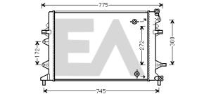 ElectroAuto 31R77133 - RADIADOR->APLICACION ORIGINAL VOLKS