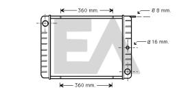 ElectroAuto 31R78001 - RADIADOR->APLICACION ORIGINAL VOLVO