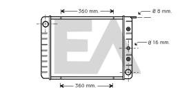 ElectroAuto 31R78002 - RADIADOR->APLICACION ORIGINAL VOLVO