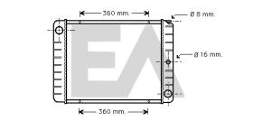 ElectroAuto 31R78014 - RADIADOR->APLICACION ORIGINAL VOLVO