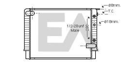 ElectroAuto 31R78016 - RADIADOR->APLICACION ORIGINAL VOLVO