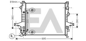 ElectroAuto 31R78036 - RADIADOR->APLICACION ORIGINAL VOLVO