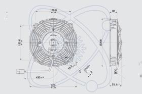 ElectroAuto 32C0001 - ELECTROVENTILADOR(12V)SPAL ESTANDAR