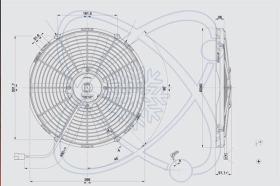 ElectroAuto 32D0007 - ELECTROVENTILADOR(12V)SPAL ESTANDAR