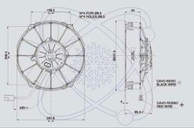 ElectroAuto 32E0001 - ELECTROVENTILADOR(24V)SPAL ESTANDAR