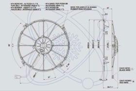 ElectroAuto 32E0008 - ELECTROVENTILADOR(12V)SPAL ESTANDAR