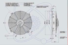 ElectroAuto 32E0009 - ELECTROVENTILADOR(24V)SPAL ESTANDAR