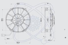 ElectroAuto 32F0001 - ELECTROVENTILADOR(24V)SPAL ESTANDAR