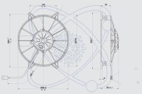 ElectroAuto 32F0002 - ELECTROVENTILADOR(24V)SPAL ESTANDAR