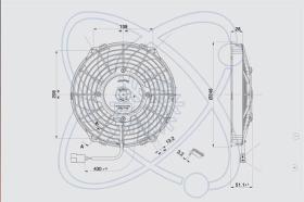 ElectroAuto 32G0008 - ELECTROVENTILADOR(24V)SPAL ESTANDAR