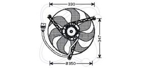 ElectroAuto 32VB008 - ELECTRO-VENTILADOR SEAT/VW-6N09594