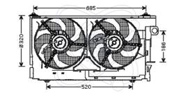 ElectroAuto 32VC001 - ELECTRO-VENTILADOR TANDEM BERLINGO/