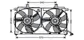 ElectroAuto 32VC008 - ELECTROVENTILADOR->EQUIPO ORIGINAL