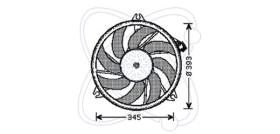 ElectroAuto 32VC018 - ELECTRO-VENTILADOR PEUGEOT 206-125