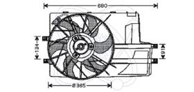 ElectroAuto 32VM008 - ELECTROVENTILADOR->EQUIPO ORIGINAL