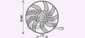  33V02017 - ELECTROVENTILADOR SEAT