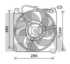 ElectroAuto 33V03001 - VENTILADOR->APLICACION ORIGINAL ALF