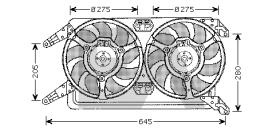 ElectroAuto 33V03004 - VENTILADOR->APLICACION ORIGINAL ALF