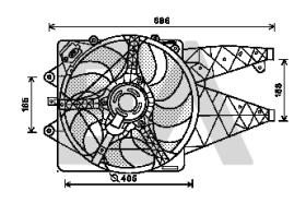 ElectroAuto 33V03010 - VENTILADOR->APLICACION ORIGINAL ALF