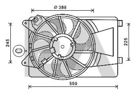 ElectroAuto 33V03013 - VENTILADOR->APLICACION ORIGINAL ALF