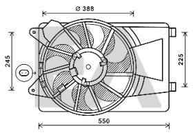 ElectroAuto 33V03014 - VENTILADOR->APLICACION ORIGINAL ALF