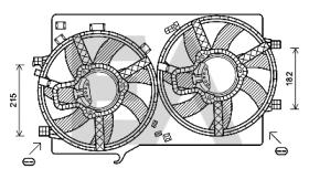 ElectroAuto 33V03016 - VENTILADOR->APLICACION ORIGINAL ALF