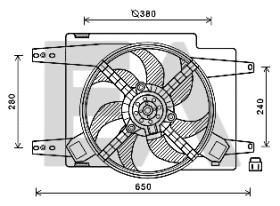 ElectroAuto 33V03017 - VENTILADOR->APLICACION ORIGINAL ALF