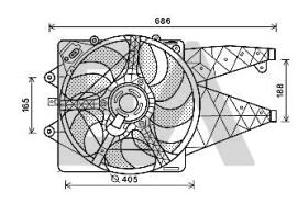 ElectroAuto 33V03018 - VENTILADOR->APLICACION ORIGINAL ALF