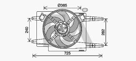 ElectroAuto 33V03020 - VENTILADOR->APLICACION ORIGINAL ALF