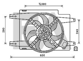 ElectroAuto 33V03021 - VENTILADOR->APLICACION ORIGINAL ALF