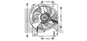 ElectroAuto 33V05001 - VENTILADOR->APLICACION ORIGINAL MG