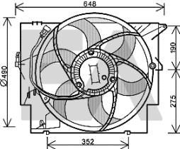 ElectroAuto 33V07012 - VENTILADOR->APLICACION ORIGINAL BMW