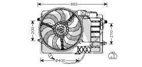 ElectroAuto 33V07013 - ELECTROVENTILADOR MINI