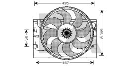 ElectroAuto 33V07015 - VENTILADOR->APLICACION ORIGINAL BMW