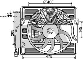 ElectroAuto 33V07019 - VENTILADOR->APLICACION ORIGINAL BMW