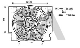 ElectroAuto 33V07022 - VENTILADOR->APLICACION ORIGINAL BMW