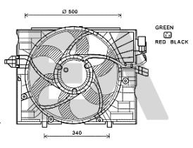 ElectroAuto 33V07025 - VENTILADOR->APLICACION ORIGINAL BMW