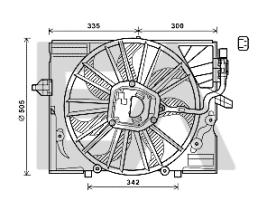 ElectroAuto 33V07026 - VENTILADOR->APLICACION ORIGINAL BMW