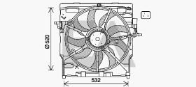 ElectroAuto 33V07030 - VENTILADOR->APLICACION ORIGINAL BMW