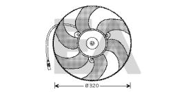 ElectroAuto 33V10004 - ELECTROVENTILADOR CITROËN